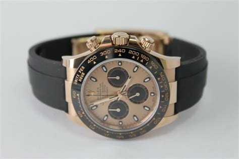 rolex with rubber strap for sale